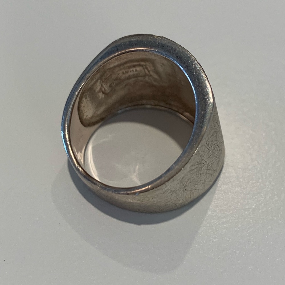 Chunky Silver Ring - Picture 2 of 4